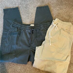 BOGO LOU AND GREY cargo ankle length joggers